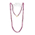 Colar de Turmalina Rosa 40cm, Fecho em Ouro 18k - comprar online