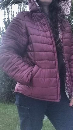 Campera Reversible oversize Bordó - Etnica
