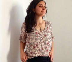 Blusa Guadalupe natural - comprar online