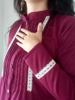 Cami saco Jazmín Bordó - tienda online