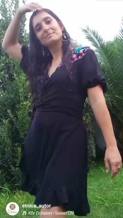 Vestido Cruzado Bordado en internet