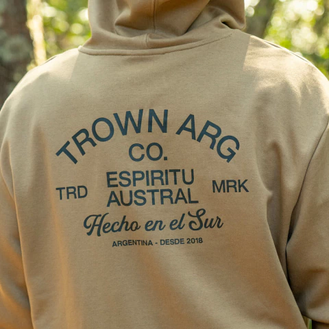 Canguro Trown Full Zip Logo