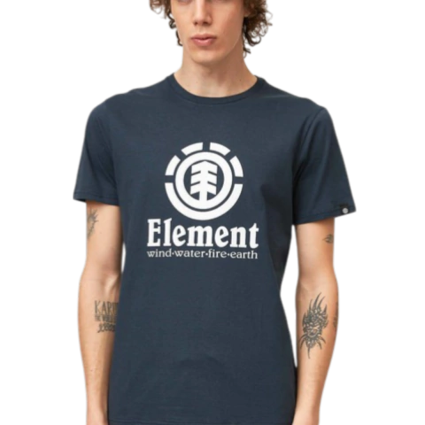 Remera Element Vertical Azul