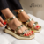 Sandália Flatform Ouro