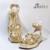 Sandália Flatform Ouro - comprar online