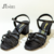Sandália Éva Preta - JT shoes