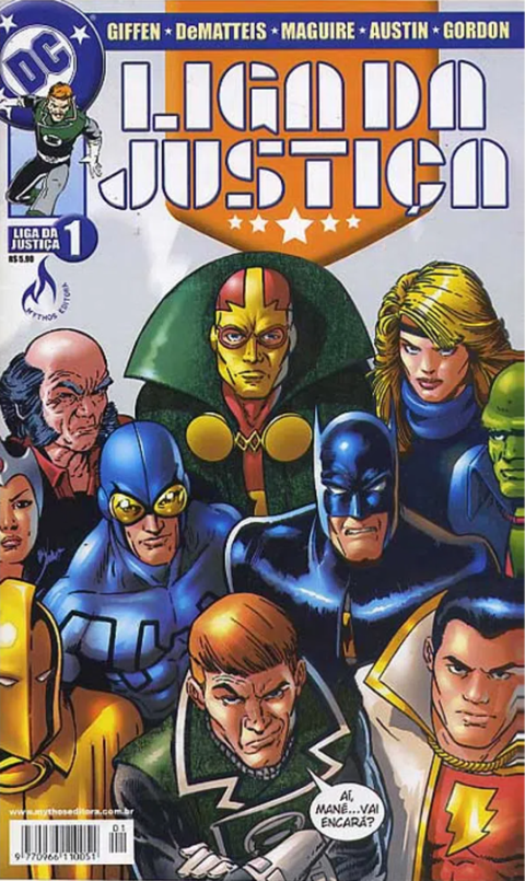 Liga da Justiça - Um novo começo nº 1, de J.M. DeMatteis & Keith Giffen