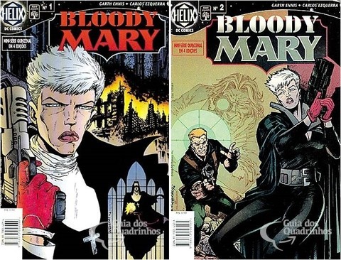 Pack Blood Mary Vol 1 e Vol 2, de Garth Ennis - Minissérie Incompleta