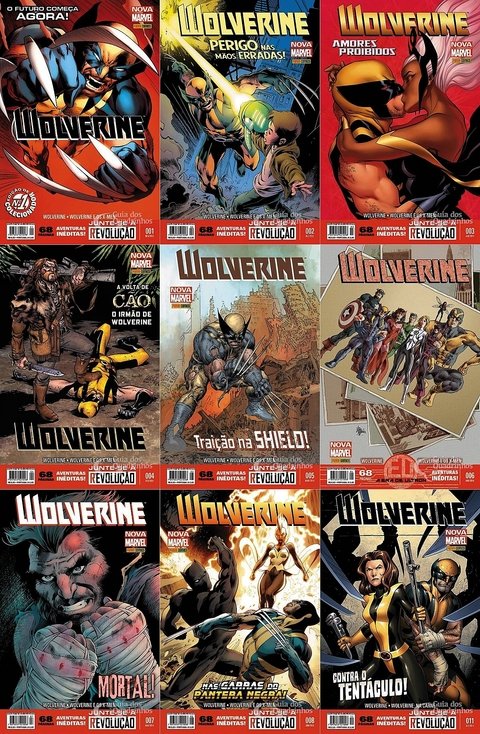 Coleção Completa Wolverine 2ª série - 14 volumes