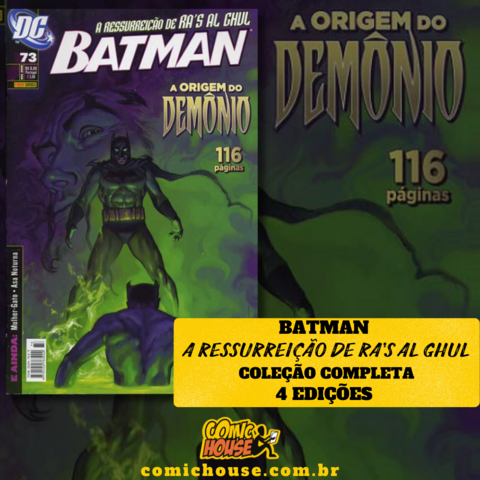 Batman - A ressureição de Ras Al Ghul - Coleção Completa