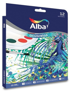 Acuarelas Alba x 12