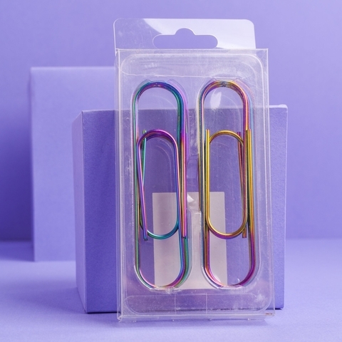 Paper Clip Jumbo Rainbow x6 FW (11493)