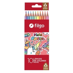 Lápices Filgo Pastel x 10