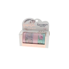 WASHI TAPE BOX 5 ROLLOS de 4mts ROSES EDITION