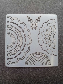 Sténcil Mandalas 15 x 15 cm