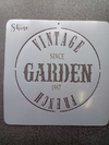 Sténcil Vintage Garden 30 x 30 cm
