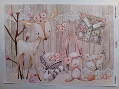 INF-038 LÁMINA DECOUPAGE A4