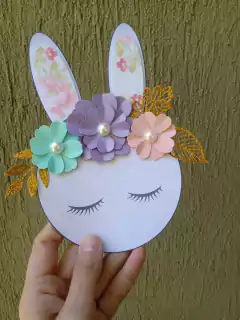 Guirnalda conejos y flores - Pamela Flavia
