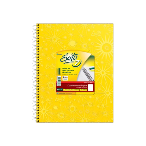 CUADERNO EXITO E7 ESPIRAL SIN FORRAR X60 h. CUADR