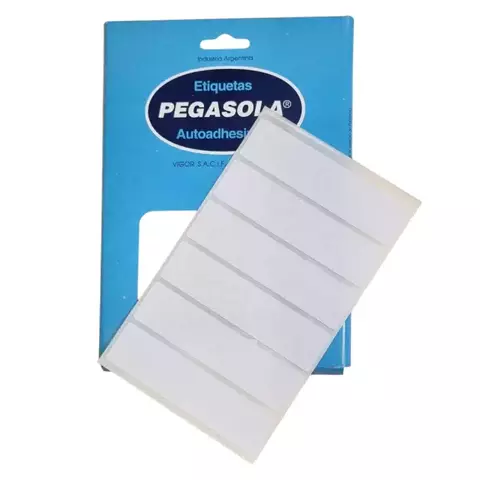 ETIQUETA PEGASOLA 3032 - CAJA X 30
