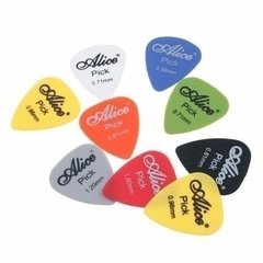 kit 12 Paletas guitarra e violão Alice (6 pares) BLACK FRIDAY!!!