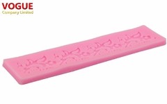 Molde de silicone Rendado p/ rendas de açúcar - comprar online