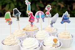 Comprar Topo para cupcakes Trolls 