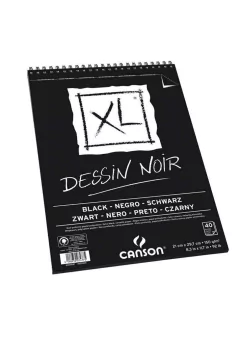 Bloco de Papel Negro Canson XL 150g/m² A4