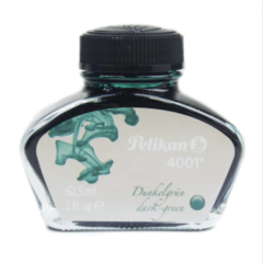 Tinta Para Caneta Tinteiro Pelikan 4001 62,5ml Verde Escuro