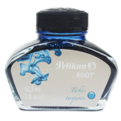 Tinta Para Caneta Tinteiro Pelikan 4001 62,5ml Azul Turquesa