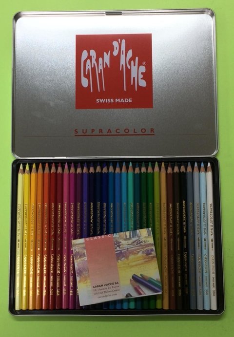 Lapis de Cor Carandache 30 cores Aquarelavel - comprar online