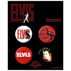PINNES BUTTONS ELVIS