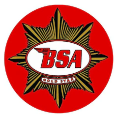 STICKER BSA GOLD