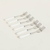 SET X 6 TENEDORES DE ACERO CON MANGO DE CERAMICA BLANCO - comprar online