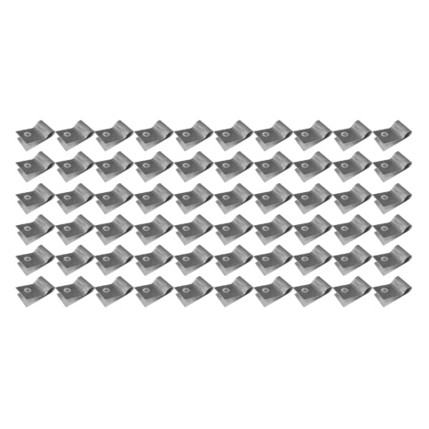 Concertina dupla galvanizada 45cm para 60 metros com kit - loja online