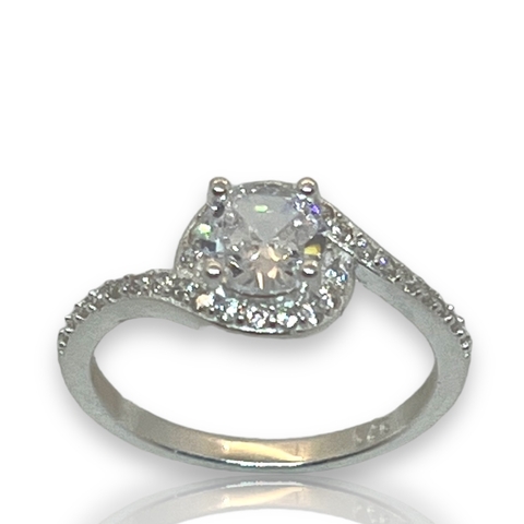 Anillo en Plata 925 Rodinado en Oro 18k