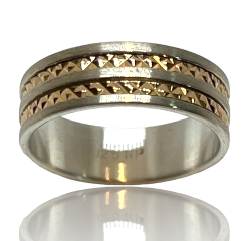Alianzas de Oro 18klts y Plata 925. OP430