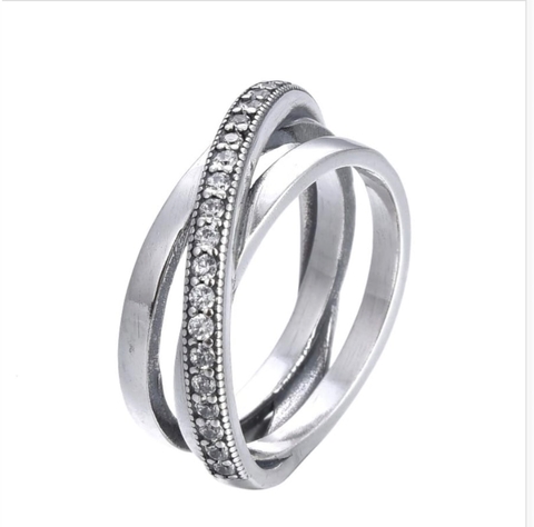 Anillo Swarovski Elements Corazon - Paloma