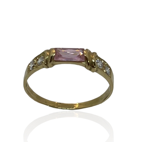 Anillo oro 18klts Rosa de Francia.