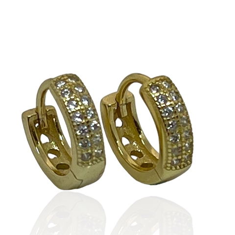 Argollas de Plata -Rodinadas en Oro Amarillo