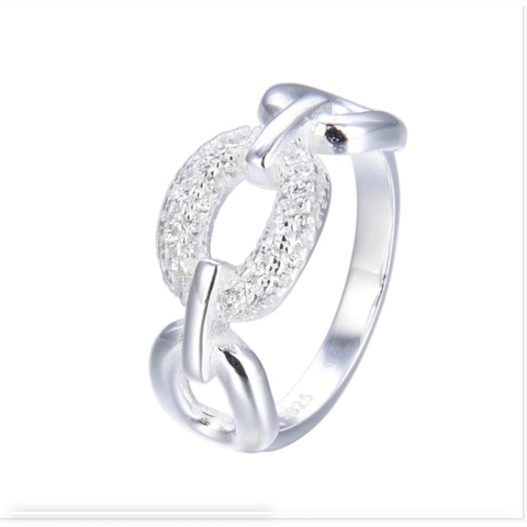 Anillo Swarovski Elements Eslavon