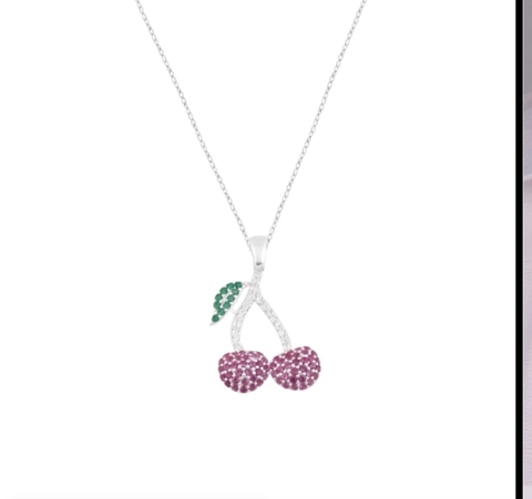 Gargantilla Ceresas Rubies Swarovski Elements.