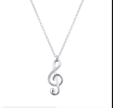 Gargantilla Clave de Sol Swarovski Elements