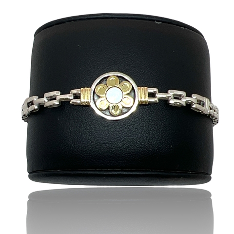 Pulsera Realizada en Plata 925 y oro 18Klts.