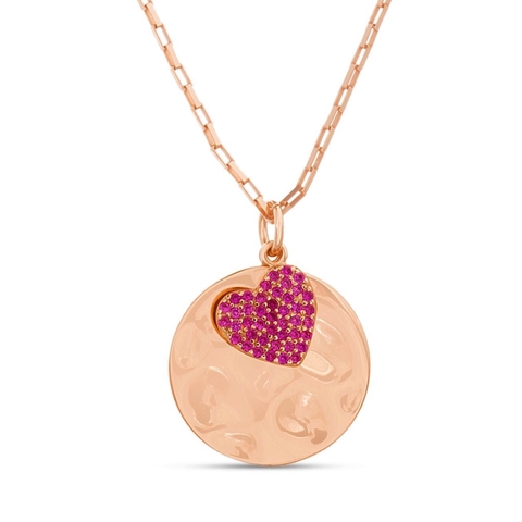 Corazon En Rose Swarovski Elements