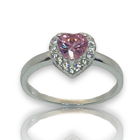 Anillo en Plata 925 Rosa de Francia y Circoñas