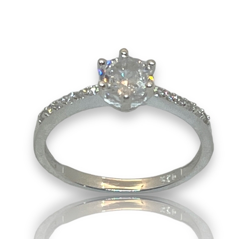 Anillo en Plata 925 Rodinado en Oro 18k.