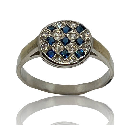 Anillo de Plata 925 y Duble de Oro amarillo.