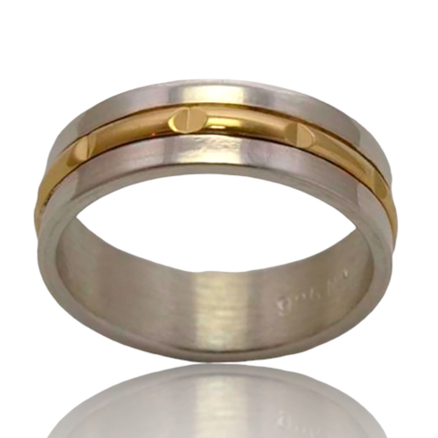 Alianzas de Oro 18klts y Plata 925. OP421