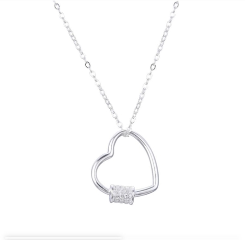 Gargantilla Corazon Calado Swarovski Elements.